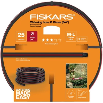 Fiskars Solid locsolótömlő 3/4" 25m