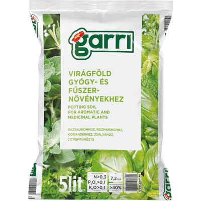 Garri Virágföld Gyógy- És Fűszernövények részére 5L