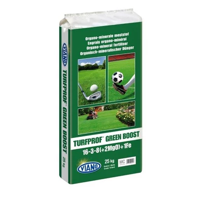 Viano Turfprof Green Boost 16-3-8  2Mg  1Fe  4Ca Profi gyeptrágya 25Kg 