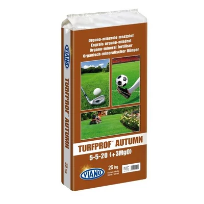 VIANO TURFPROF AUTUMN 5-5-20  3Mg  4Ca Profi gyeptrágya (Ősz) 25Kg