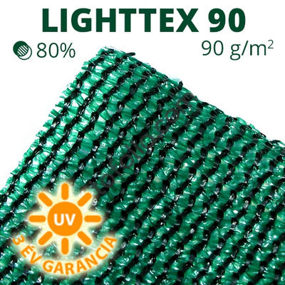 Lighttex90 árnyékoló háló1,5x10m zöld 80% belátáskorlátozás 90gr/m2 UV stabil