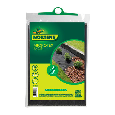 Nortene Microtex  talajtakaró textil fekete 1,4m x 5m (7m2)