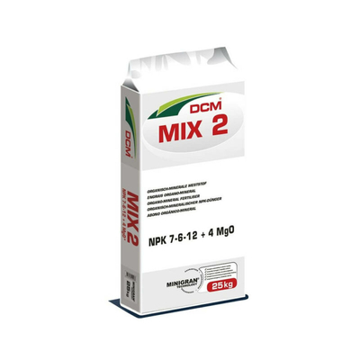 DCM MIX2 NPK 7-6-12 + 4 MgO 25kg