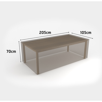 Nortene Covertop vízálló bútortakaró szövet asztal 205x105x70cm