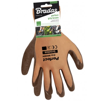 Bradas Perfect Grip brown munkavédelmi kesztyű méret 10