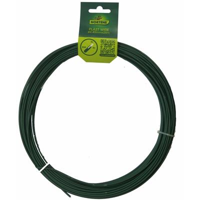 Nortene plastwire műanyag bevonatos galvanizált dróthuzal 2,4mmx25m
