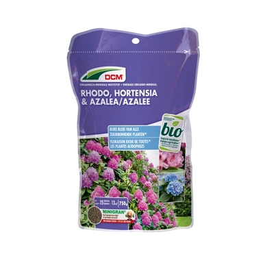 DCM növénytáp azáleához, rhododendronhoz és hortenziához BIO (0,75 kg)