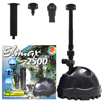 Ubbink Elimax 2500 tó és szökőkút szivattyú Qmax 2500l/h+3 db szórófej