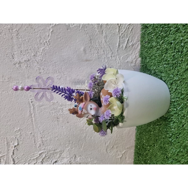 Őzikés tavaszi asztaldísz