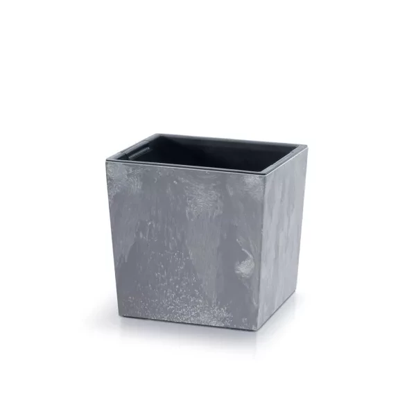 Urbi Square Low Beton Effect-Marengo Virágcserép 30cm