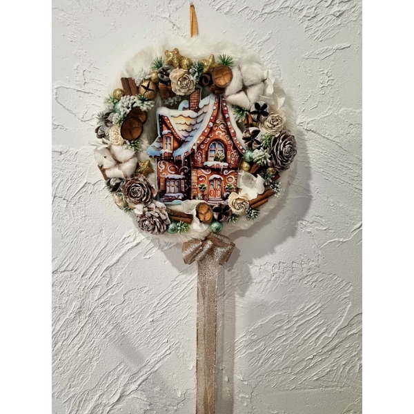 Mézeskalácsos ajtódísz