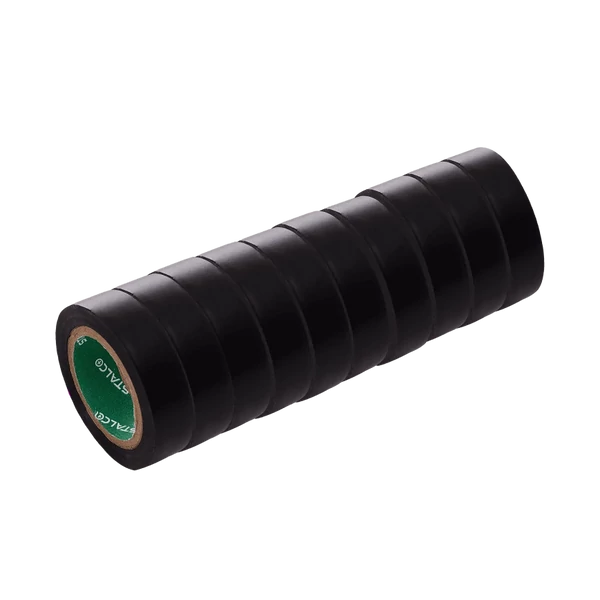 Szigetelőszalag 19 mm x 20 m  fekete Stalco