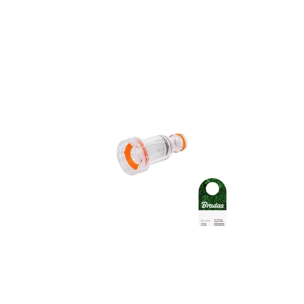 Bradas WHITE LINE WL-2234 Menetes Csapcsatlakozó Szűrővel 3/4" BM