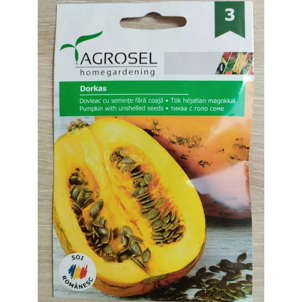 Agrosel Dorkas tök héjatlan magokkal