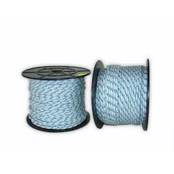 Fonatolt kötél 3mm fehér/kék 1fm