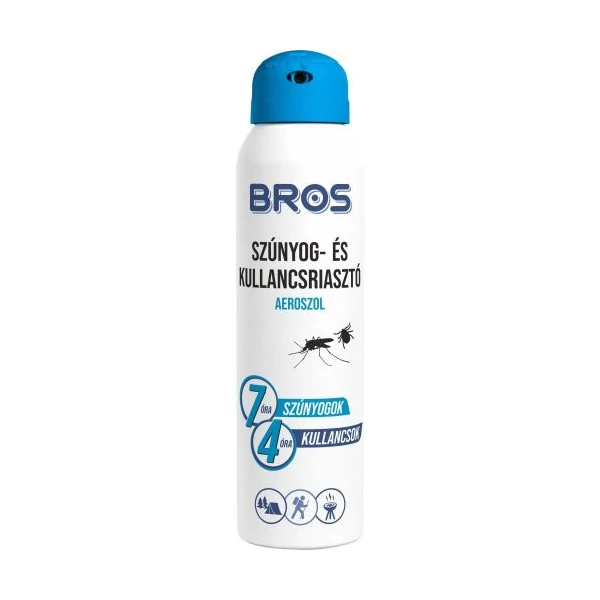 Bros szúnyog és kullancsriasztó Max aerosol 90ml 