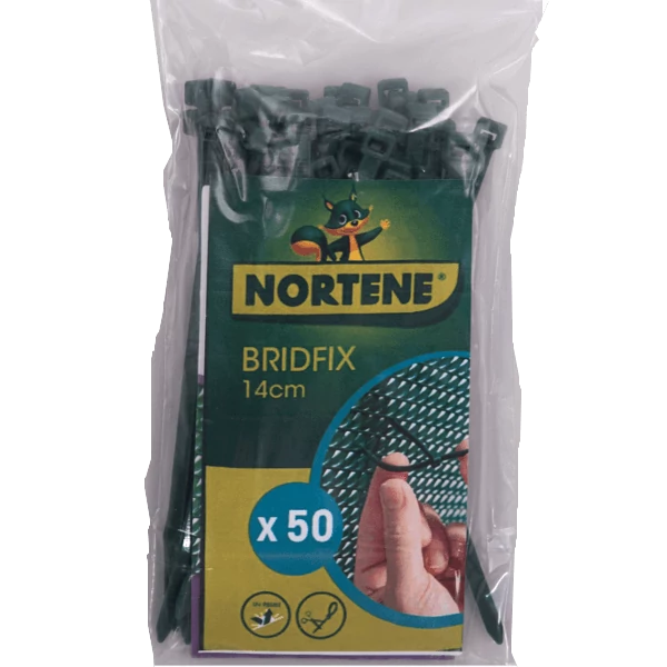 Nortene Bridfix gyorskötöző 14cm zöld 50db/csomag