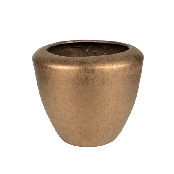 Campbell kerámia kaspó bronz 39x30 cm