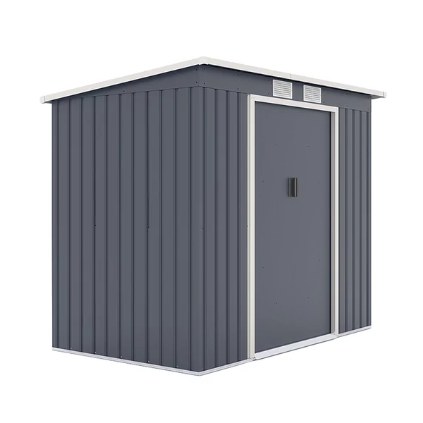 Nortene-Catral Metalshed Creta kerti fém tároló ház szürke 2,16 x 1,71 x 1,30 m