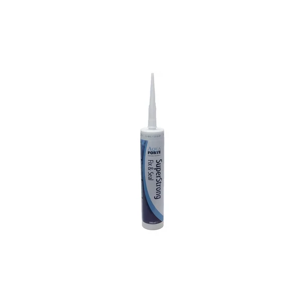AquaForte Super Strong Fix&Seal ragasztó és tömítő, átlátszó 290ml