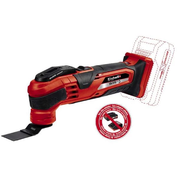 Einhell PXC Varrito Solo akkus multicsiszoló, 18V, 6db tartozékkal 