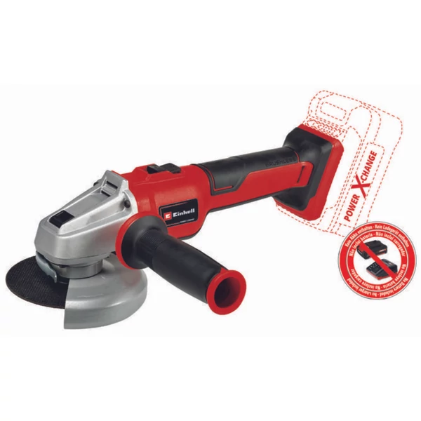 Einhell PXC TE-AG 18/150 Li BL-Solo akkus sarokcsiszoló, 18V, 150mm (akku és töltő nélkül)