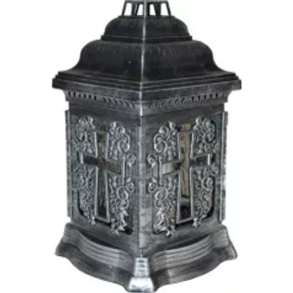 Kegyeleti mécses kápolna Műanyag Ezüst kereszttel