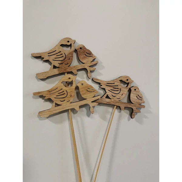 Madarak betűzős fa natúr szín Madarak betűzős fa natúr szín