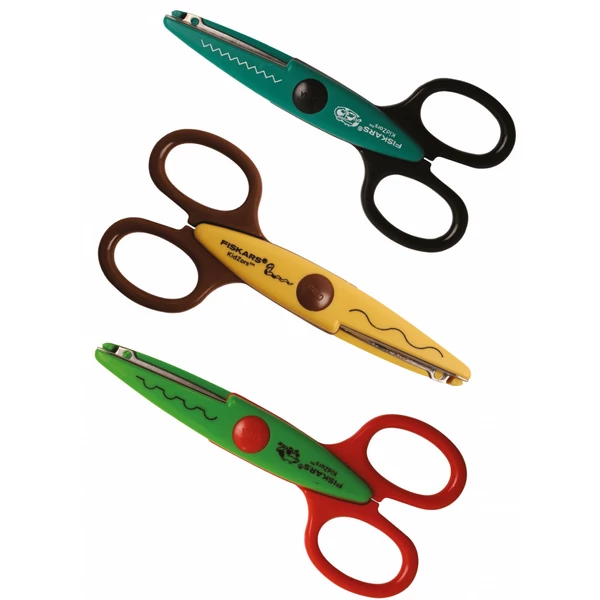 Fiskars gyermekolló készlet 3db os (mocsári állatok)
