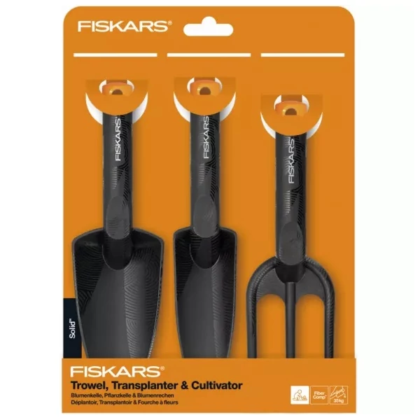 Fiskars Solid ültető készlet 3 részes