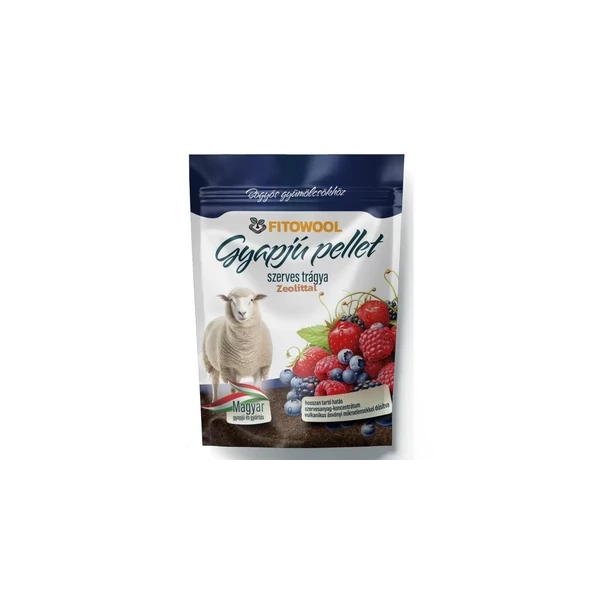 Fitowool gyapjú pellet bogyós gyümölcsökhöz 750g 