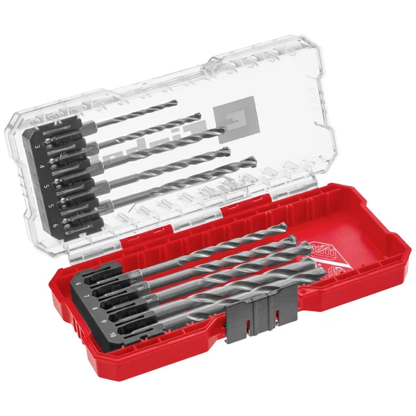 KWB Einhell Szerszámacél Kő spirálfúró készlet 10 részes