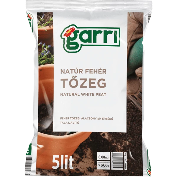 Garri fehér tőzeg 10L