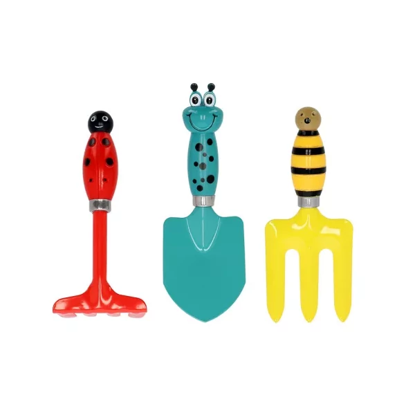 Gyerek kerti szerszám szett katica,béka,méhecske