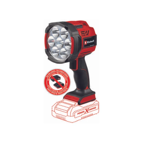 EINHELL PXC TE-CL 18/2500 LIAC-SOLO AKKUS MUNKALÁMPA, 18V, 2500LM 