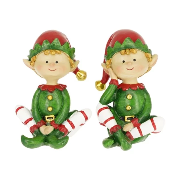 Manó fiú, lány ülő 5x4x7,5 cm 2 féle