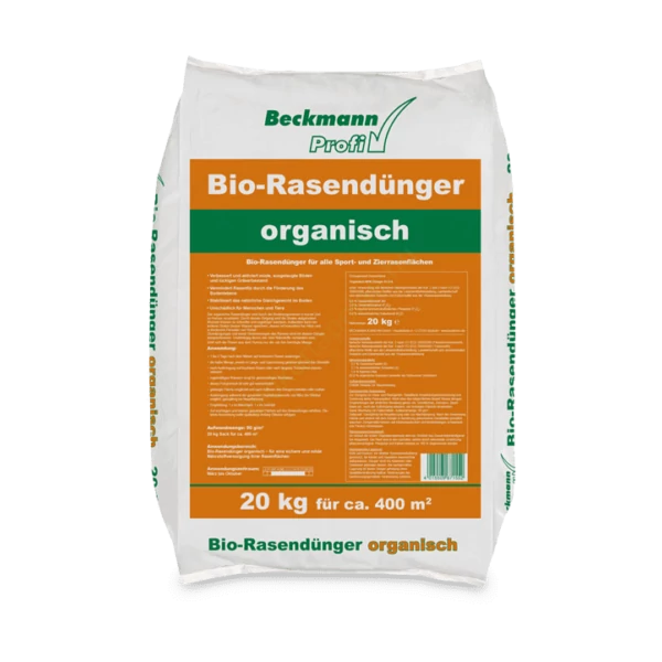 Beckmann szerves BIO gyeptrágya 20Kg 9+3+6 + 60 % szerves anyag tartalom