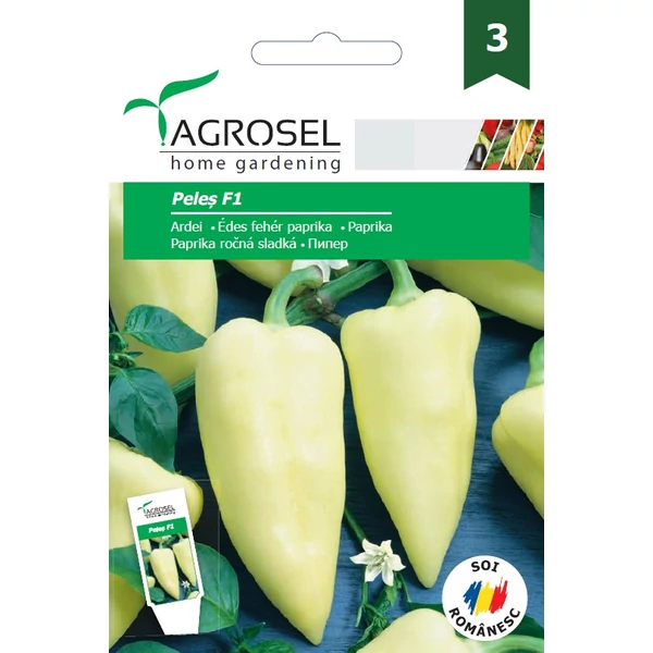 Agrosel Peles F1 édes fehér paprika 15szem