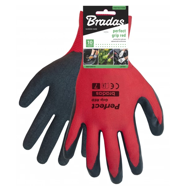 Bradas Perfect Grip red munkavédelmi kesztyű méret 10