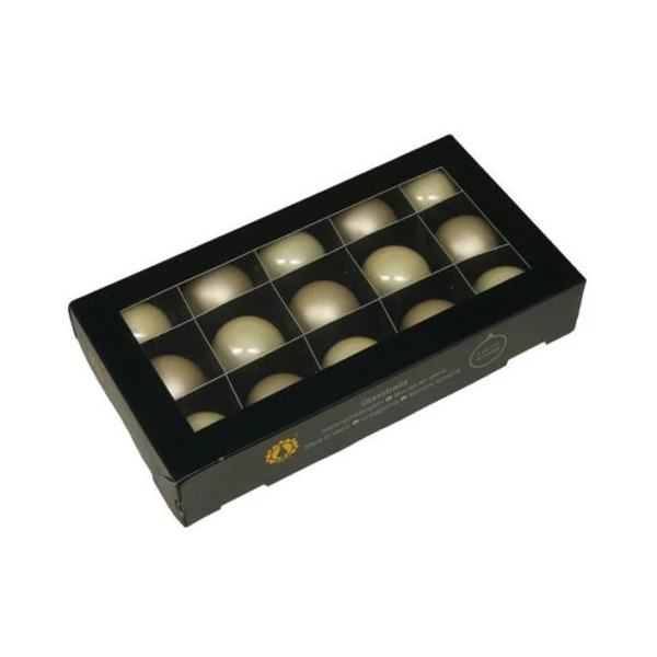 Karácsonyfa Gömb üveg 4cm pezsgő combi színű 15db/cs