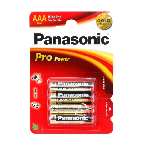 Panasonic Pro Power LR03 AAA elem 4db/csomag