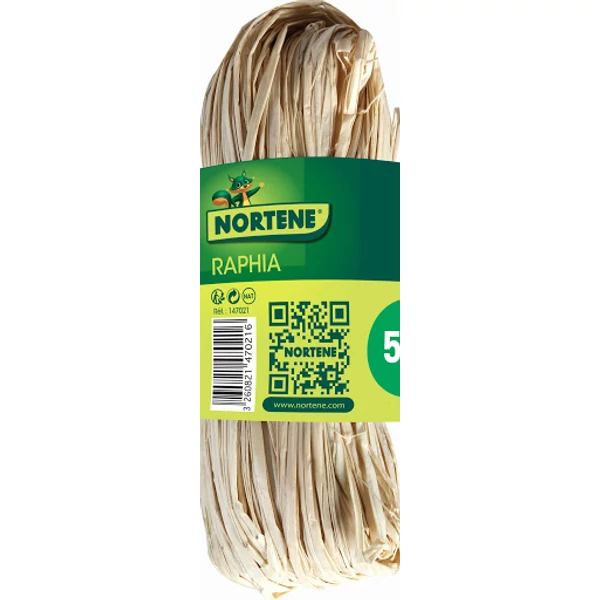 Nortene természetes raffia kötöző natúr 50g