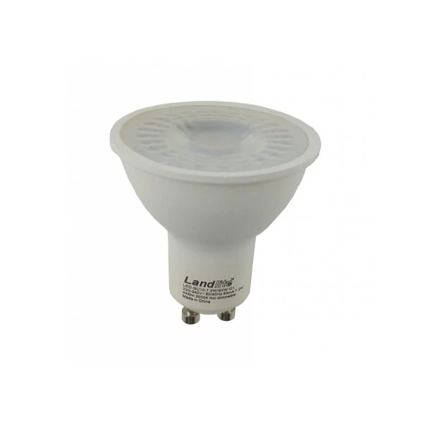 LANDLITE LED, GU10, 7,2W, 445lm, 4000K, spot fényforrás 