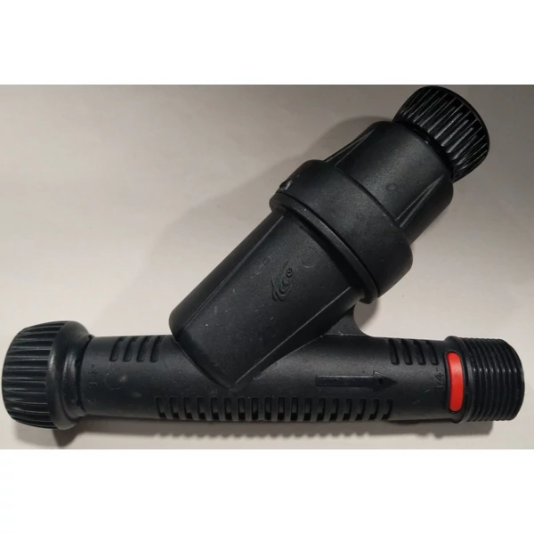 Acélhálós szűrő nyomáscsökkentővel 1,8bar 120mesh 3/4"KmX3/4"H