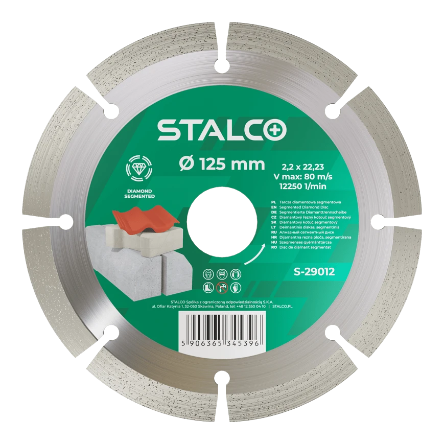 Szegmenses gyémánttárcsa O230 x 2,4 x 22,23 mm STALCO 