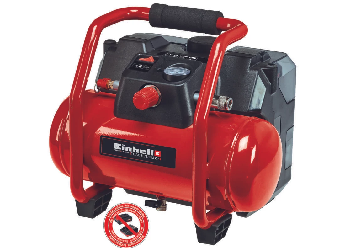 Einhell TE-AC 36/6/8 Li OF Set-Solo kompresszor