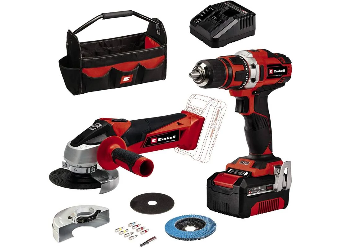 EINHELL TE-TK 18/2 LI KIT akkus szerszámgép szett 18V, 4AH akkuval és töltővel