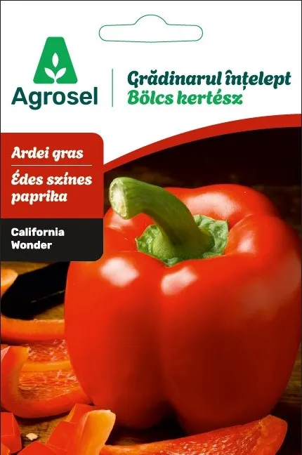 Agrosel Bölcs kertész California Wonder Paprika cca. 45 szem