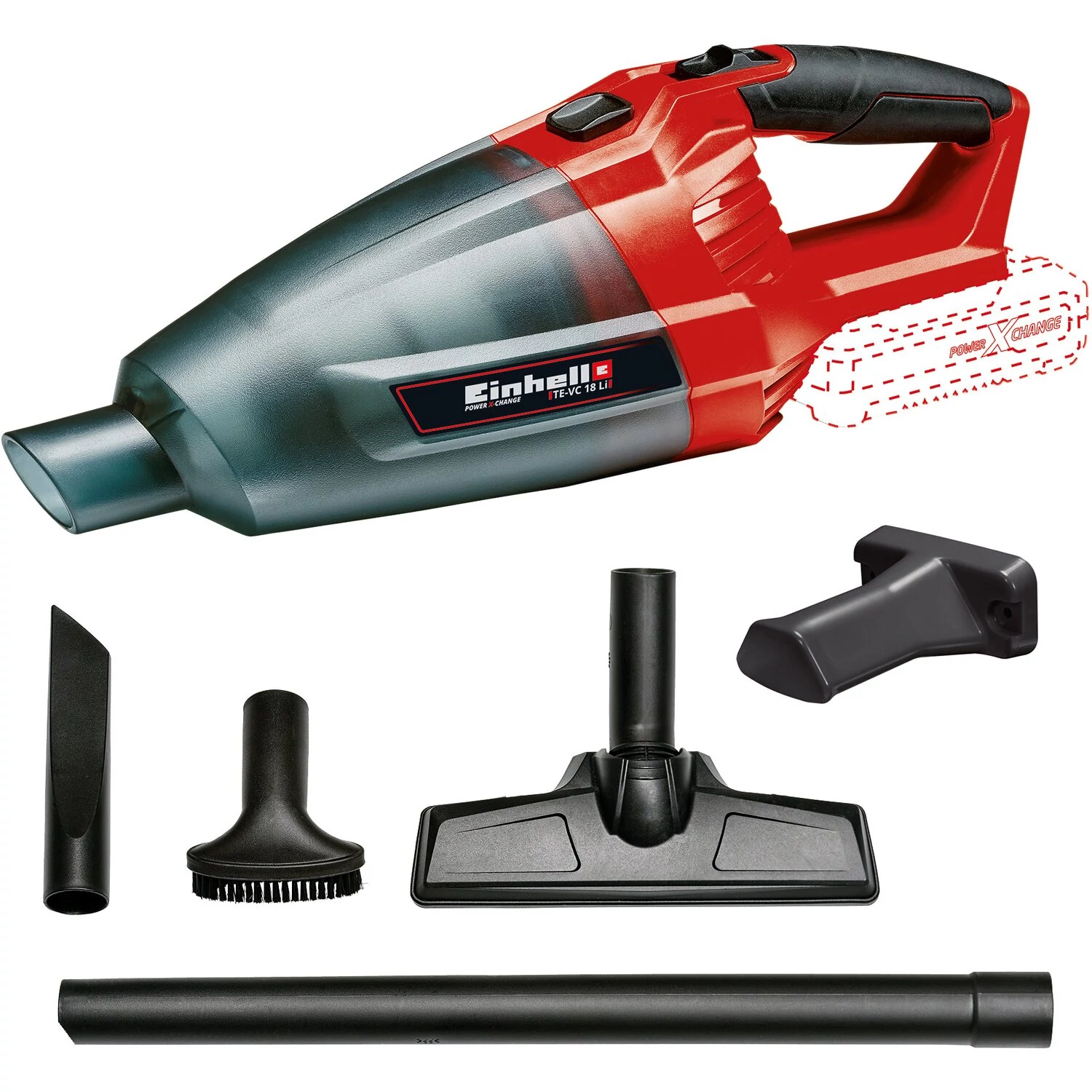 Einhell PXC TE-VC 18i Solo akkus kézi porszívó, 540ml, 42mbar