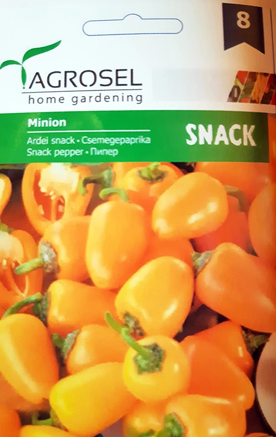 Agrosel Minion sárga csemegepaprika snack 0,25g